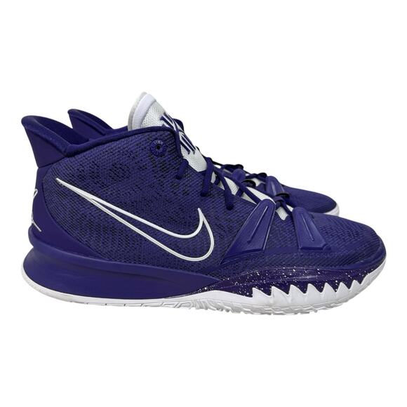 Size 17.5 New NIKE Kyrie 7 TB Promo Men’s Basketball Shoes Court Purple White - Picture 2 of 9